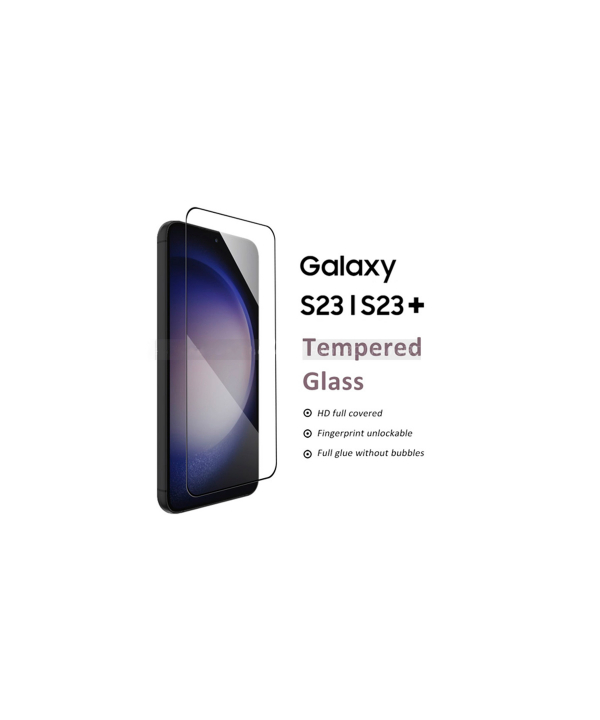محافظ صفحه نمایش تمام صفحه مناسب برای گوشی موبایل سامسونگ مدل Galaxy S23 Plus