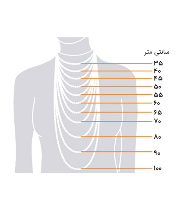گردنبند طلا زنانه کاپانی Kapani مدل KN060