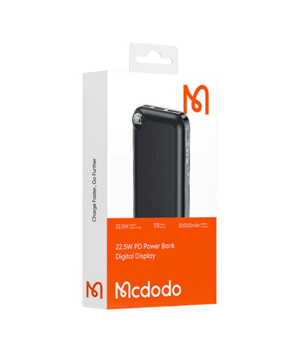 شارژر همراه مک دودو مدل MC-7161 ظرفیت 20000 میلی آمپر ساعت