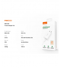 شارژر رسی Recci مدل RCK-03UCL