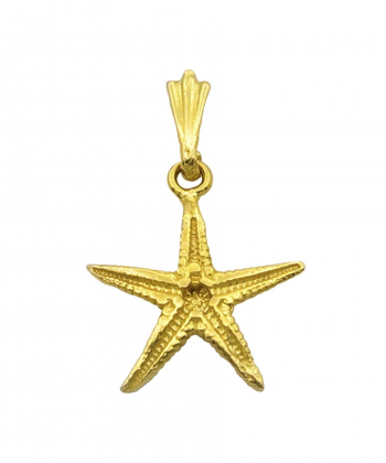 آویز گردنبند طلا زنانه کاپانی Kapani طرح ستاره دریایی کد KP013