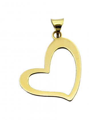 آویز گردنبند طلا زنانه کاپانی Kapani مدل قلب کد KP019