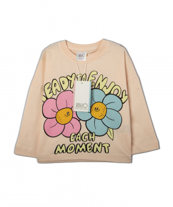 تیشرت آستین بلند دخترانه جی بی جو مدل 402072