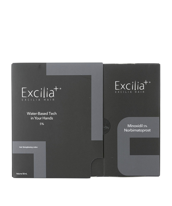 لوسیون تقویت کننده مو اکسیلیا Excilia پلاس 5% حجم 50 میلی‌لیتر