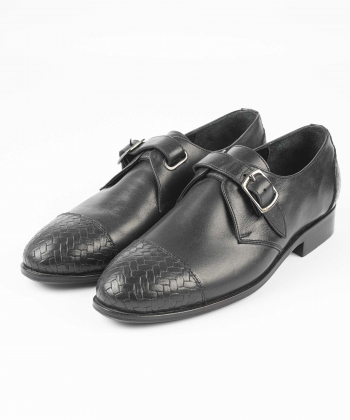 کفش رسمی چرم طبیعی مردانه ورساچه جینز مدل AM-vsm09101