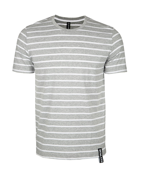 تیشرت یقه گرد مردانه راه راه جین وست Jeanswest
