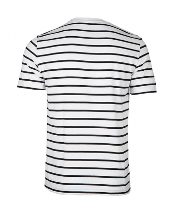 تیشرت یقه گرد مردانه راه راه جین وست Jeanswest