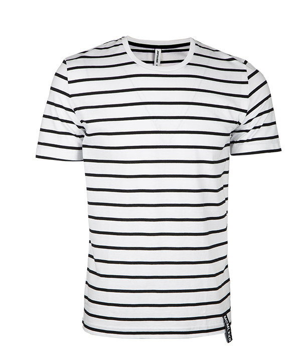 تیشرت یقه گرد مردانه راه راه جین وست Jeanswest