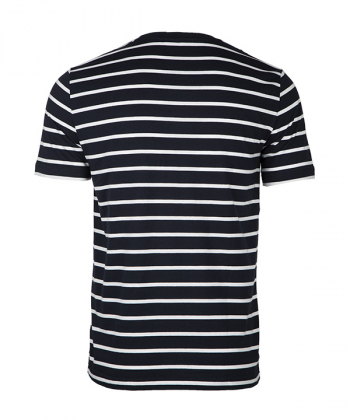 تیشرت یقه گرد مردانه راه راه جین وست Jeanswest