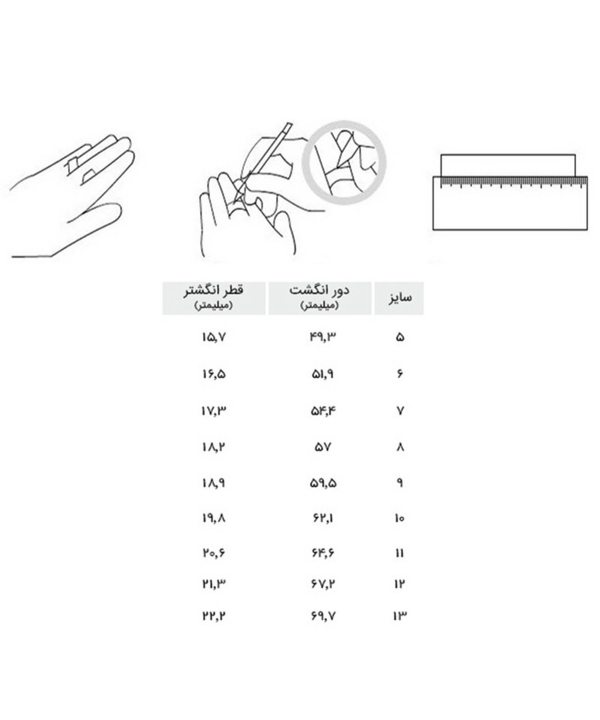 انگشتر طلا زنانه کاپانی Kapani مدل مروارید کد KR003