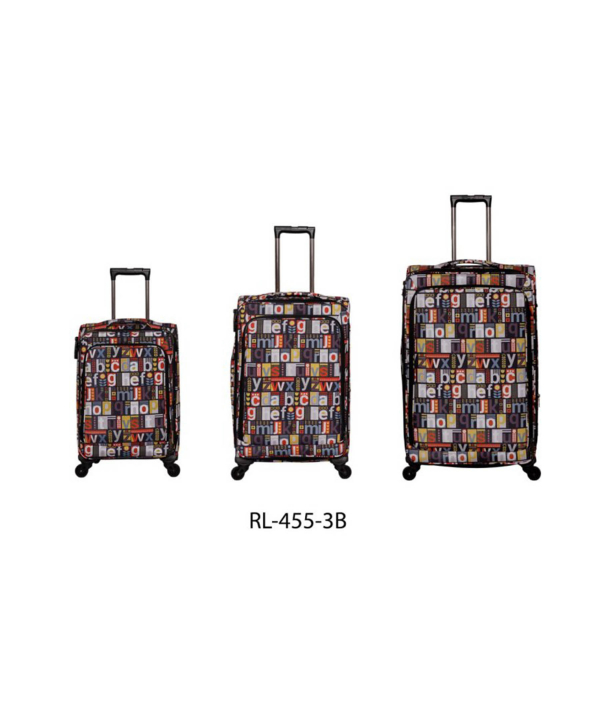 چمدان طرح دار دیوید جونز David Jones مدل RL-455-3B_Small