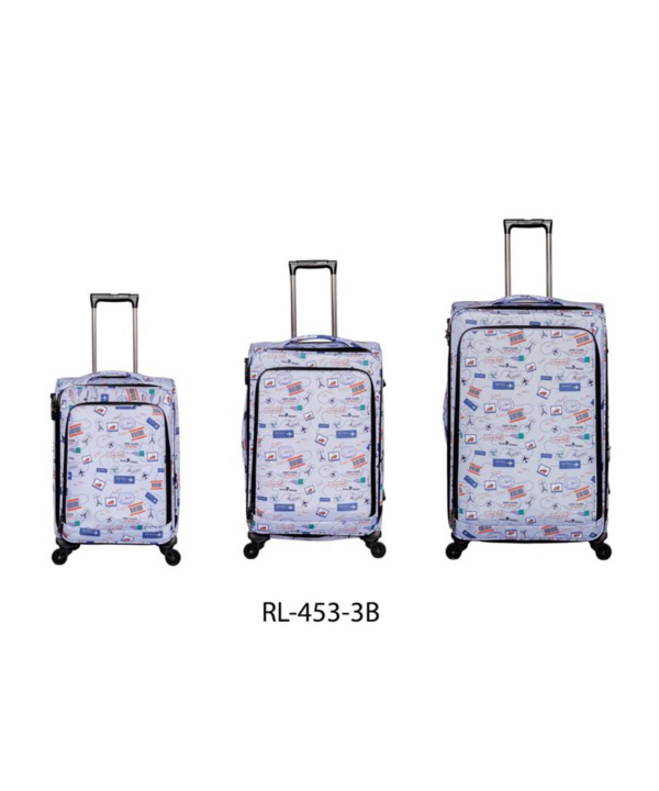 چمدان طرح دار دیوید جونز David Jones مدل RL-453-3B_Small