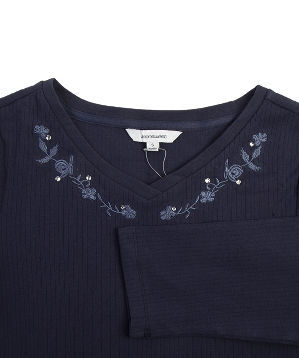 تیشرت زنانه آستین سه ربع جین وست Jeanswest
