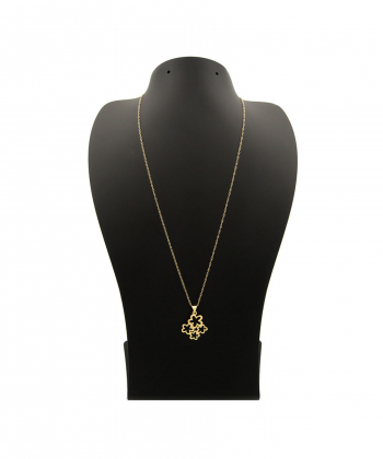 گردنبند طلا زنانه کاپانی Kapani مدل گل کد KN021