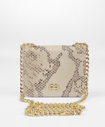 کیف دوشی چرم طبیعی زنانه منط مدل F121