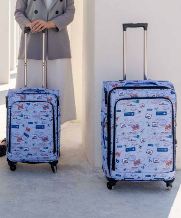 چمدان طرح دار دیوید جونز David Jones مدل RL-453-3B_Large