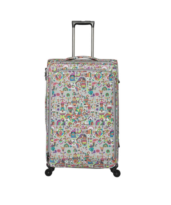 چمدان طرح دار دیوید جونز David Jones مدل RL-459-3B_Full set