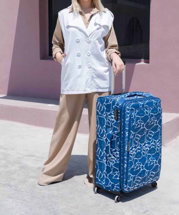 چمدان طرح دار دیوید جونز David Jones مدل RL-457-3B_Full set