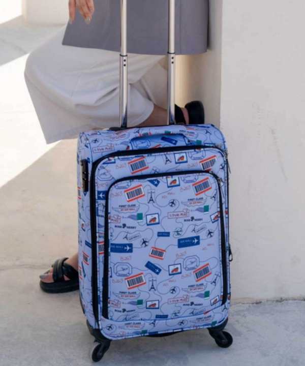 چمدان طرح دار دیوید جونز David Jones مدل RL-453-3B_Full set