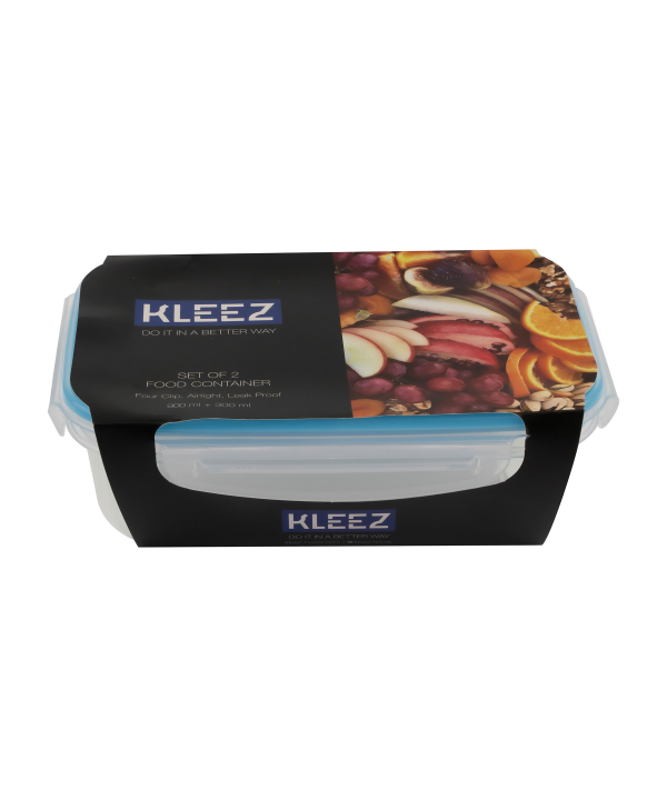 ظرف نگهدارنده تترالاک میکس کلیز Kleez حجم 300ml و 900ml-کد 610