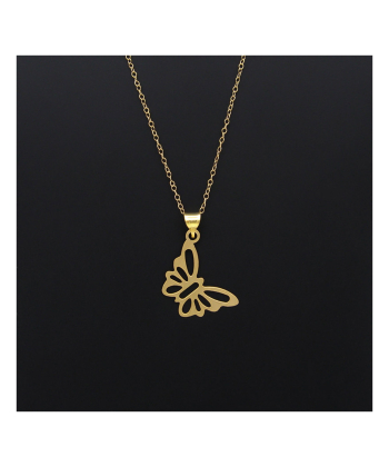آویز گردنبند طلا زنانه کاپانی Kapani طرح پروانه کد KP024