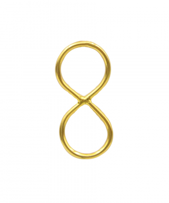 آویز گردنبند طلا زنانه کاپانی Kapani طرح بی نهایت کد KP003