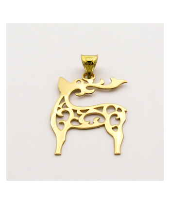 آویز گردنبند طلا زنانه کاپانی Kapani طرح گوزن کد KP008