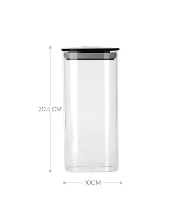 ظرف بانکه شفاف کلیز Kleez حجم 1300ml کد 634