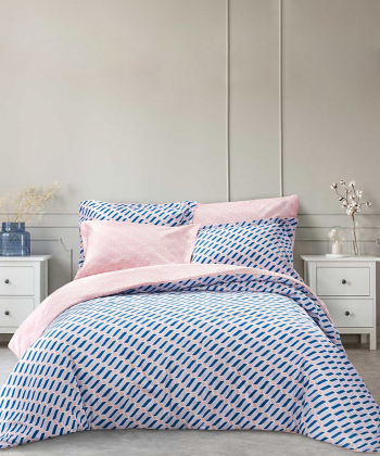 سرویس ملحفه ساتن کیسه ای پریزم دو نفره لا یکو Laico کد 2042