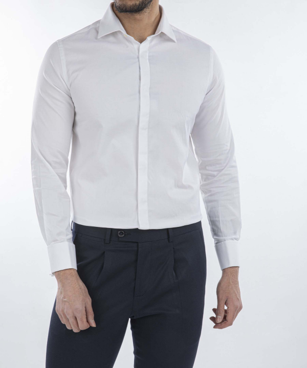 پیراهن مردانه کافه شرت Cafe Shirt کد 1305