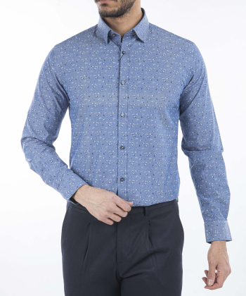 پیراهن مردانه کافه شرت Cafe Shirt کد 1300
