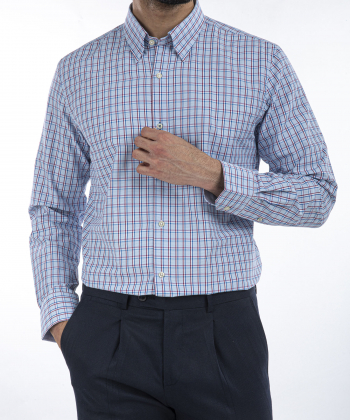 پیراهن آستین بلند مردانه کافه شرت مدل 1334