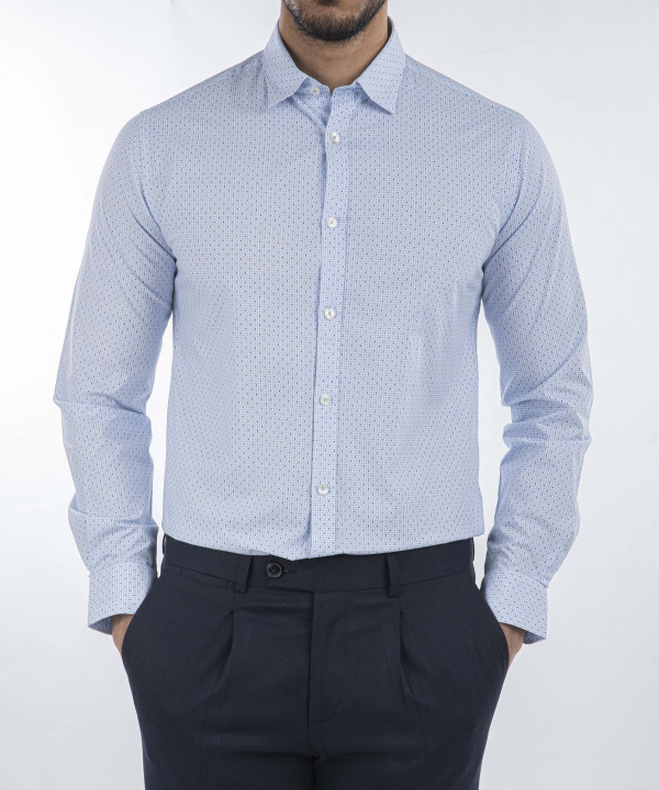 پیراهن مردانه کافه شرت Cafe Shirt کد 1292