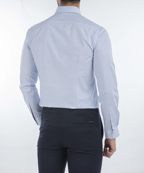 پیراهن مردانه کافه شرت Cafe Shirt کد 1292
