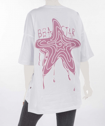 تیشرت آستین کوتاه نخی زنانه جامه پوش آرا مدل 4012012215