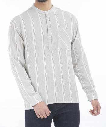 پیراهن آستین بلند مردانه آر ان اس مدل 12201954