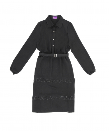 پیراهن آستین بلند دخترانه هیژا مدل 104