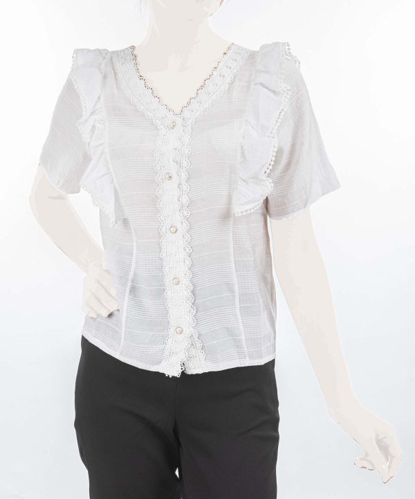 شومیز نخی زنانه نیواریا Nivarya کد 7241