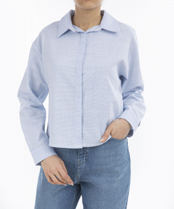 شومیز آستین بلند زنانه سوپردرای مدل W13S40602N