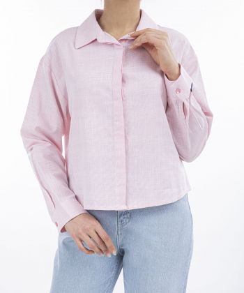 شومیز آستین بلند زنانه سوپردرای مدل W13S40602N