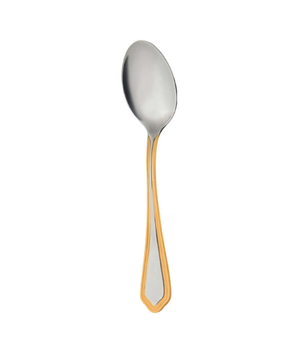 سرویس قاشق و چنگال ?? پارچه ونیز دورطلایی جعبه کادویی ناب استیل Nabsteel کد 2012