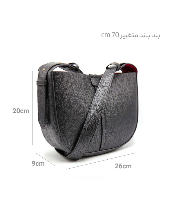 کیف دوشی چرم طبیعی زنانه مستر چرم Mrcharm مدل mrc1886