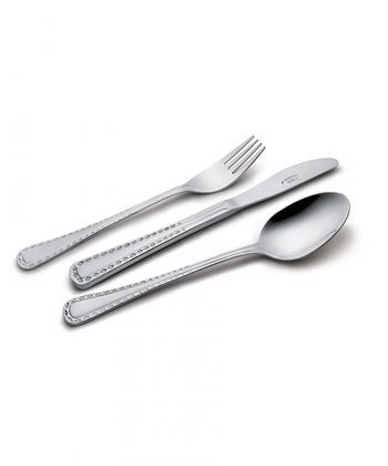 سرویس قاشق و چنگال 30 پارچه برلین براق جعبه کادویی ناب استیل Nabsteel کد 2212