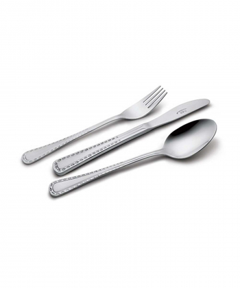سرویس قاشق و چنگال 86 پارچه برلین براق جعبه کادویی ناب استیل Nabsteel کد 2212