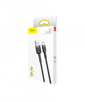 کابل شارژ یو اس بی به میکرو یو اس بی باسئوس مدل CAMKLF-CG1 طول 200 سانتی متر