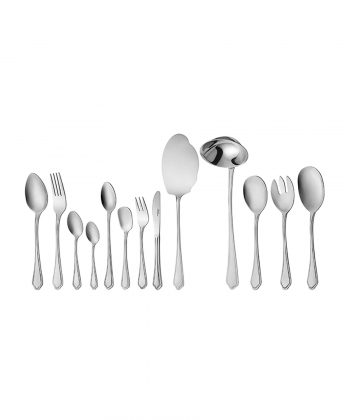 سرویس قاشق و چنگال 116 پارچه ونیز مات جعبه کادویی ناب استیل Nabsteel کد 2012