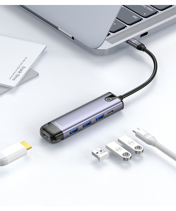 هاب 5 پورت USB-C مک دو دو مدل HU-7750
