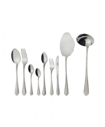 سرویس قاشق و چنگال ?? پارچه ونیز مات جعبه کادویی ناب استیل Nabsteel کد 2012