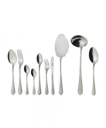 سرویس قاشق و چنگال ?? پارچه ونیز مات جعبه کادویی ناب استیل Nabsteel کد 2012