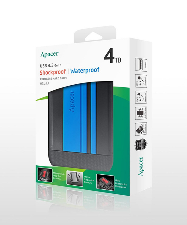 هارد اکسترنال اپیسر مدل AC633 ظرفیت 4 ترابایت